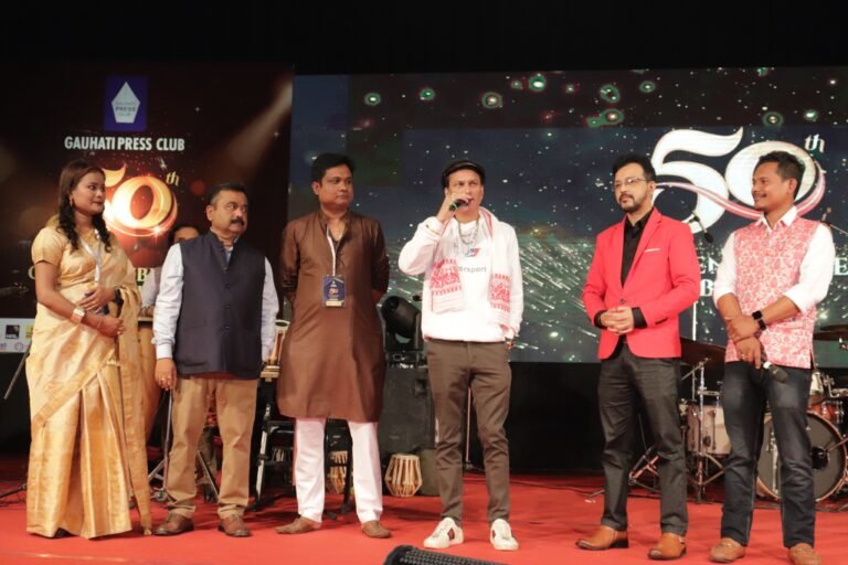 Zubeen Garg at Golden Jubilee Inauguration event