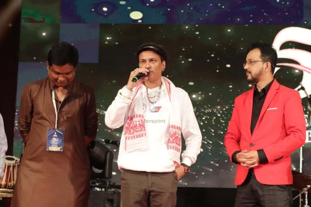 Zubeen Garg at Golden Jubilee Inauguration event